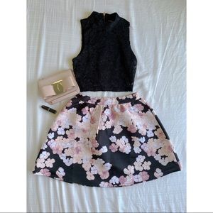 Set dress and crop top